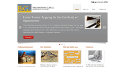 Desktop Screenshot of bgtorontolaw.com